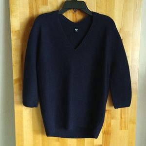 Uniqlo Navy Woven Blouse
